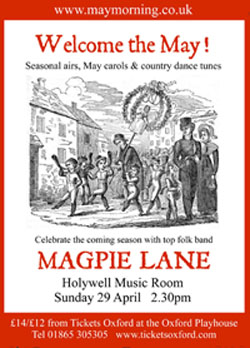 Welcome the May poster