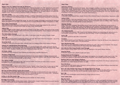 Magpie Lane - first concert programme, 3rd May 1993 (back) - click to view larger image Magpie Lane - first concert programme, 3rd May 1993 (back) - click to view larger image